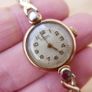 Vintage Gold Plaque 20 Microns ALPROSA Watch Swiss made (works and stops after some time, needs service) Image 2