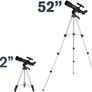 Travel Scope 50 Portable Refractor Telescope Kit with Backpack, Black Image 4