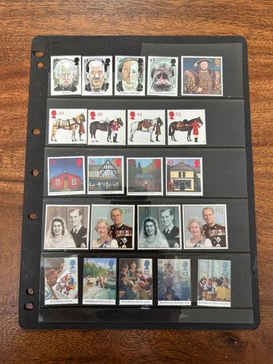 Stamp Collection Bundle GB Britain 1990-1999 MNH / FDC and more