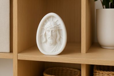 Sacred Face Oval Relief