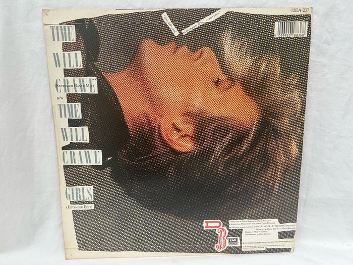 David Bowie 12 inch Time Will Crawl Dance Mix 1987