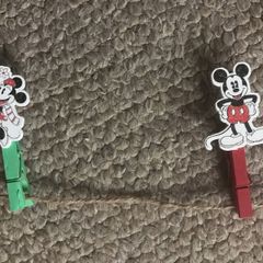 Mickey Mouse wooden peg card holder line