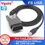 Vgate Vlinker FS ELM327 USB OBD2 Car Diagnostic Tools FORScan OBD2 Automotive Scanner MS/HS CAN PK OBDLink EX For Mazda also 2025 Vgate vLinker FS USB OBD car diagnostic scanner for All Ford Mazda models work with FORScan carflash hidden ,programming Image 7