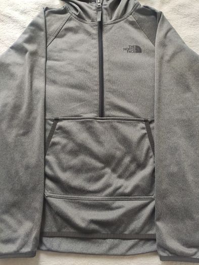 Boys The North Face Tek Glacier 1/4 Zip Hoodie Size L (14/16)