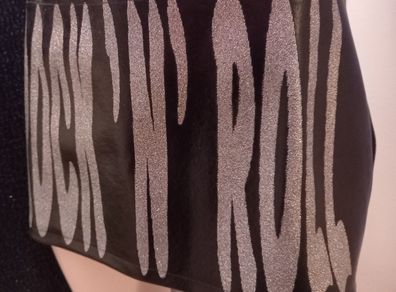 Glamhead Rock 'n roll Mini Skirt faux leather