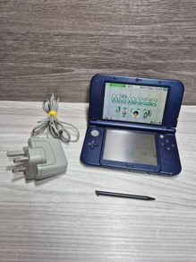 Mint New Nintendo 3DS XL Metallic Blue Fully Working In Perfect Condition