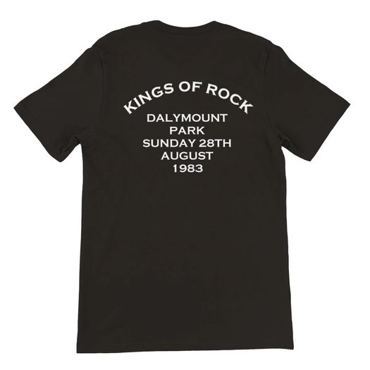 Black Sabbath Kings Of Rock Festival Dalymount Park Dublin 1983 tee shirt