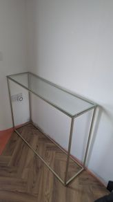 Free Glass Top Hallway Table