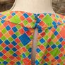 Vintage 90s 00s multicoloured geometric pattern top size small Image 3