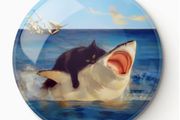 Cat Shark Badge
