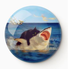 Cat Shark Badge
