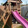 wooden treehouse play house Image 2
