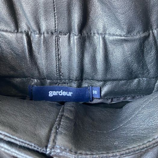 Gardeur Faux Leather Trousers