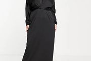 Satin maxi dress