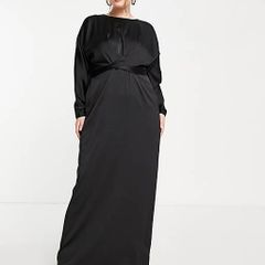 Satin maxi dress