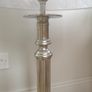 Tall Silver Table Lamp Image 5