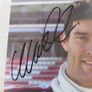 Hand signed Mark Weber Jaguar Racing photo and 2003 Australian Grand Prix Original Ticket Image 4
