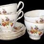 Vintage Winston Fine Bone China Teacups & Saucers Image 4
