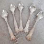 Silver plated 5 dessert spoons Kings pattern Image 3