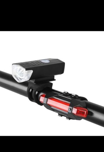 Bike Light, USB LED Rechargeable, Front and rear, Headlight Lamp Flashlight Cycling Safety Warning Light