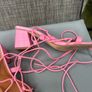 Ladies pink sandals size 4 Image 2