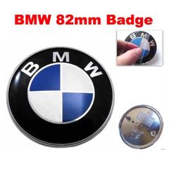 BMW Car Van Emblem Chrome Front Badge Logo 82mm 2 Pins For BMW Hood Bonnet Trunk 51148132375 M E46 F10 F30 E39 E36 F20 G20 G30 X1 X2 X3 X4 X5
