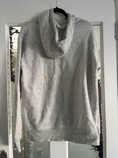 Grey Hooded Jumper District size larger
