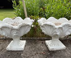 Vintage garden planters x2