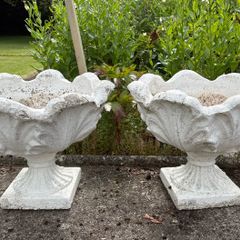 Vintage garden planters x2