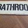 Bathroom tin sign Image 2