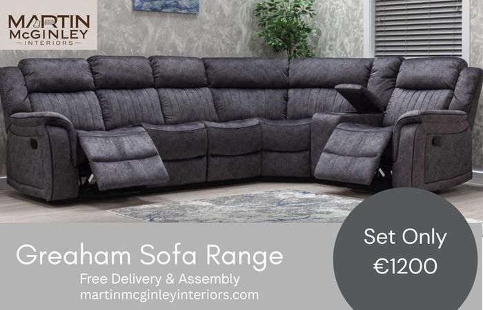 New Gresham Corner Grey Sofa Sets