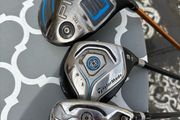 Ping and Taylor Made golf clubs