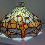 Set of 3 Tiffany Style Dragonfly Ceiling Lights 40cm Image 4