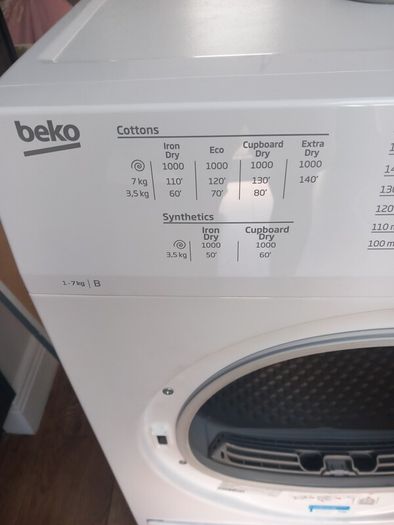 tumble dryer  Beko