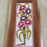 FRAMED FLOWER'S Glass Paintings by Rita Pettigrew Image 7