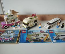 LEGO Bundle  Ice Cream Van, Camper & Limousine