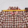 Next Orange White Tweed Jacket Boucle Blazer 10UK/38EU Image 8