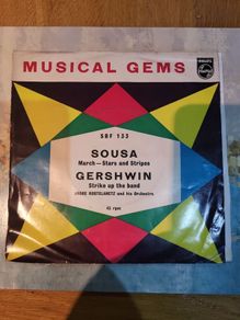 Sousa Gershwin Musical Gems Andre Kostelanetz Philips 7 inch EP