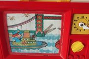 Vintage 1979 Blue-Box TV Toy  Working