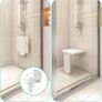 Folding Shower Seat for Bath Wall Mounted,Fold Up Shower Stool,Shower Chair Foldable with Legs,Fold Down Bathroom Stool for Elderly Image 4