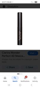 Clarins wonder perfect mascara