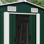 Garden Shed Green 257x990x181 cm Galvanised steel Image 4