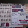 A small box with collection of stamps from overseas. Image 4