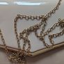 Kate Appleby Nude Clutch Bag with Gold Chain Image 4