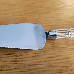 Vintage Waterford Crystal Cake Knife, Circa 1980s, Wedding, Anniversary, Birthday, Bridal,