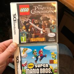 Nintendo DS Super Mario Bros and Pirates Carribean
