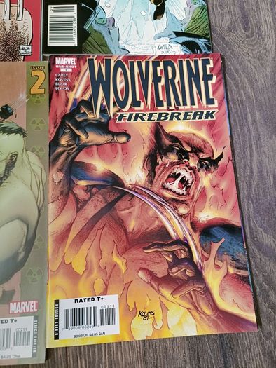 4 Random Wolverine Comic Books Marvel