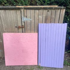 Painted boards for backdrops