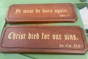 Bible plaques free postage