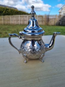 Traditional Moroccan tea pot